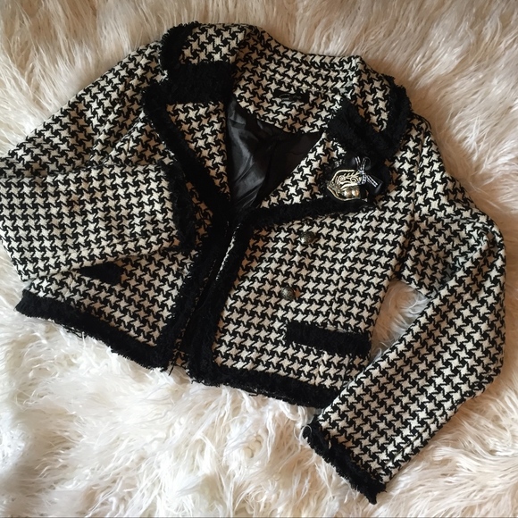 Black and White Tweed Jacket - Picture 1 of 5